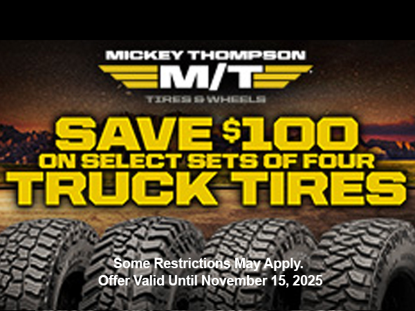 Mickey Thompson Rebate