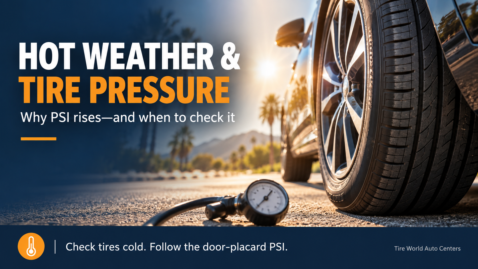 hot weather and tire pressure